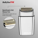 BaBylissPRO Foil FX02 Cordless Silver Metal Double Foil Shaver (FXFS2)