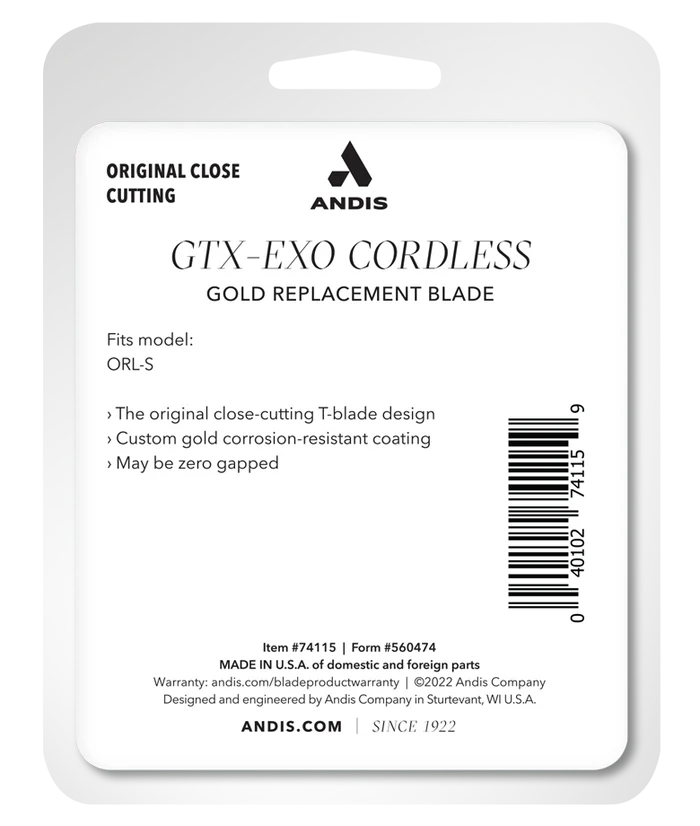 Andis GTX-EXO Cordless Trimmer Shallow Tooth Replacement Blade (74115)