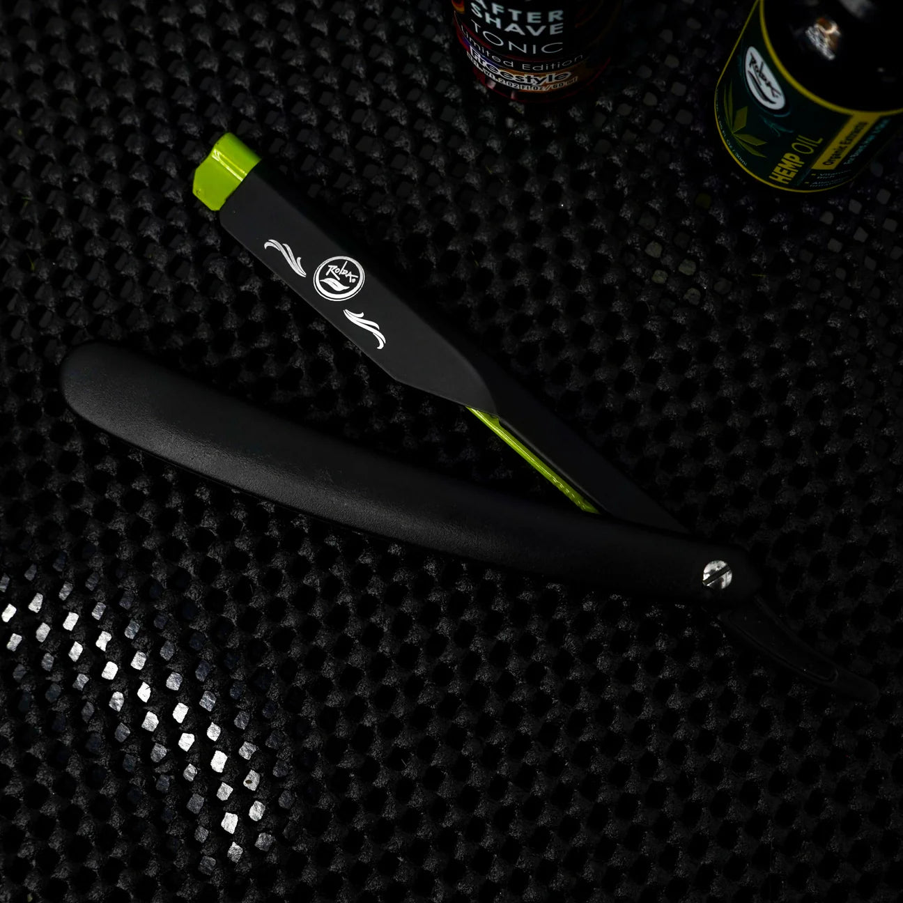 Rolda - Matte Barber Straight Razor Blade Holder | Dual Fold, Lightweight