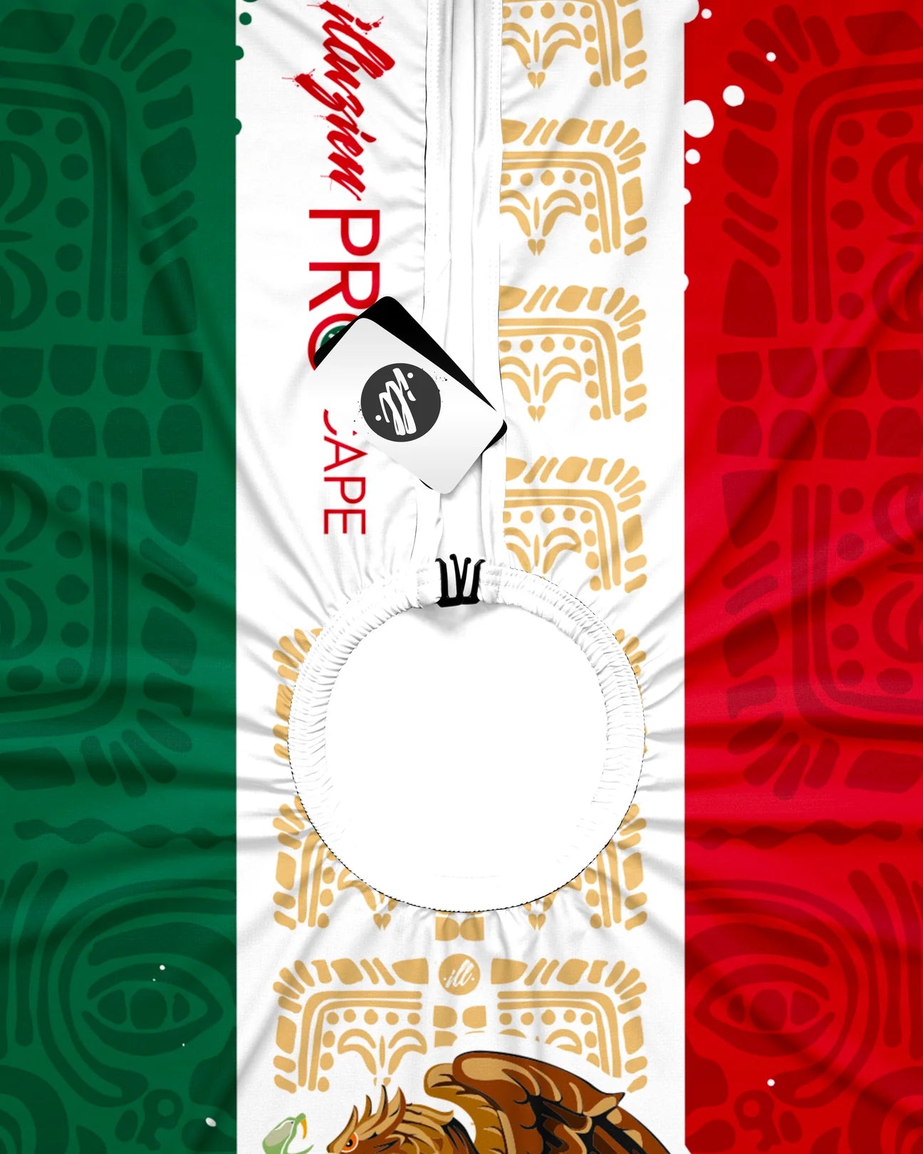 Illuzien Cape (Elastic)- Mexican Flag Pro Cape