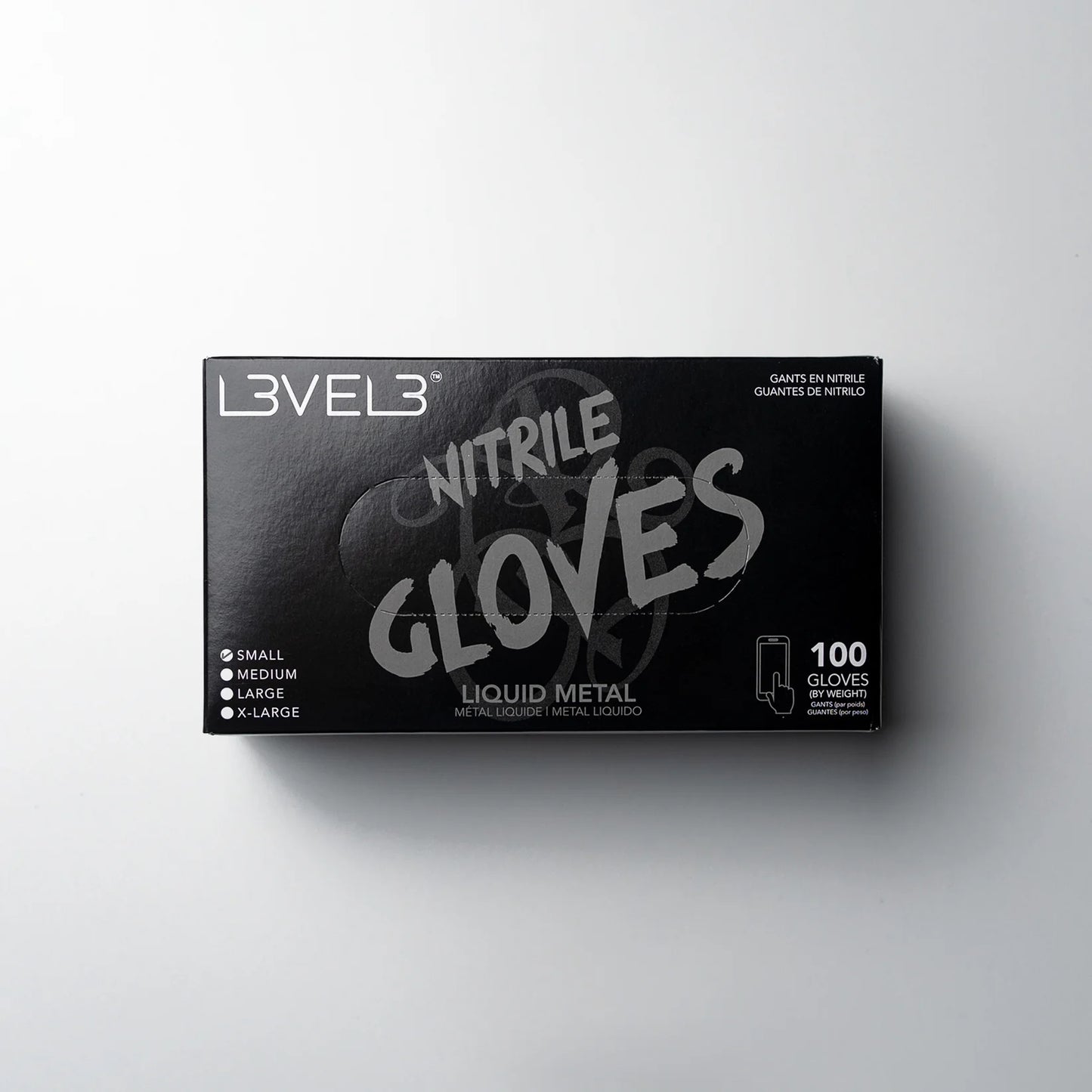 Professional Nitrile Gloves- Liquid Metal