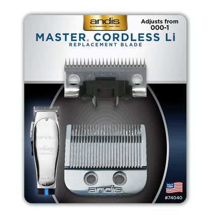 Andis Master Cordless Carbon Steel Replacement Blade - Size 000-1 (74040)