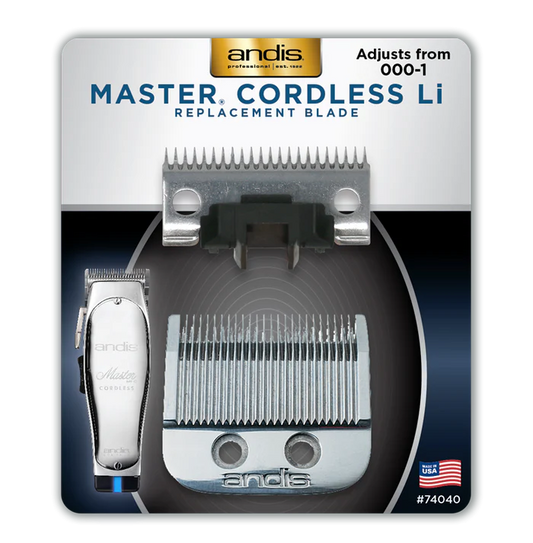 Andis Master Cordless Carbon Steel Replacement Blade - Size 000-1 (74040)