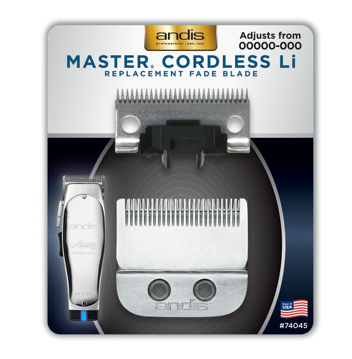 Andis Master Cordless Li Carbon-Steel Replacement Fade Blade (74045)