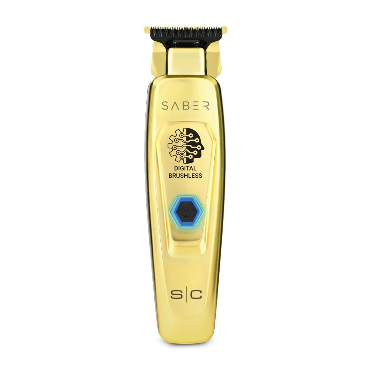 StyleCraft Saber Cordless Digital Brushless Motor Metal Trimmer Black/Gold