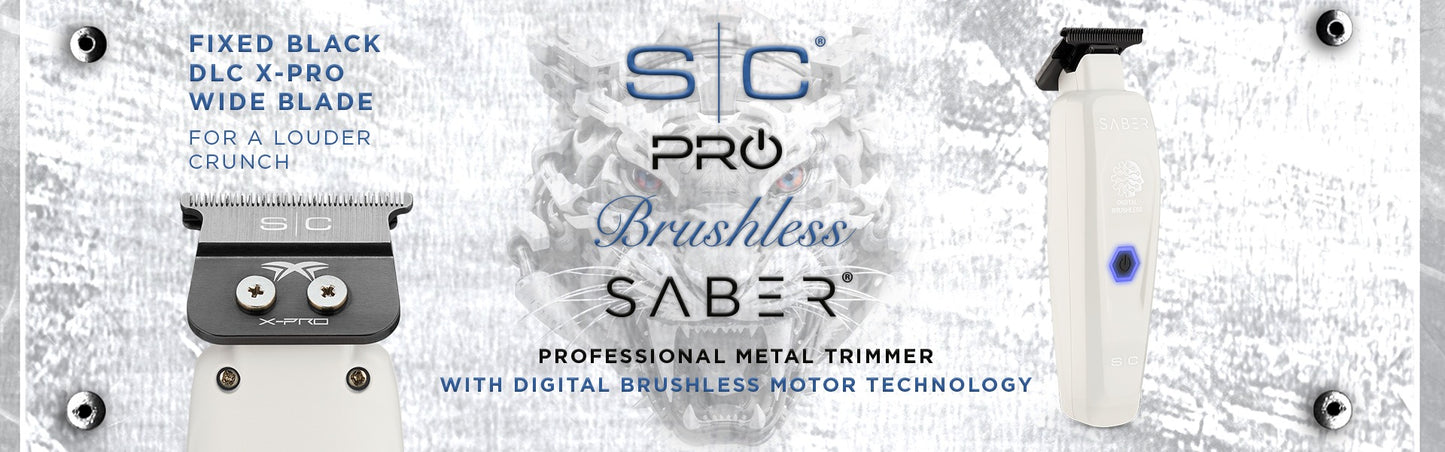 SABER PROFESSIONAL HAIR TRIMMER WITH DIGITAL BRUSHLESS MOTOR