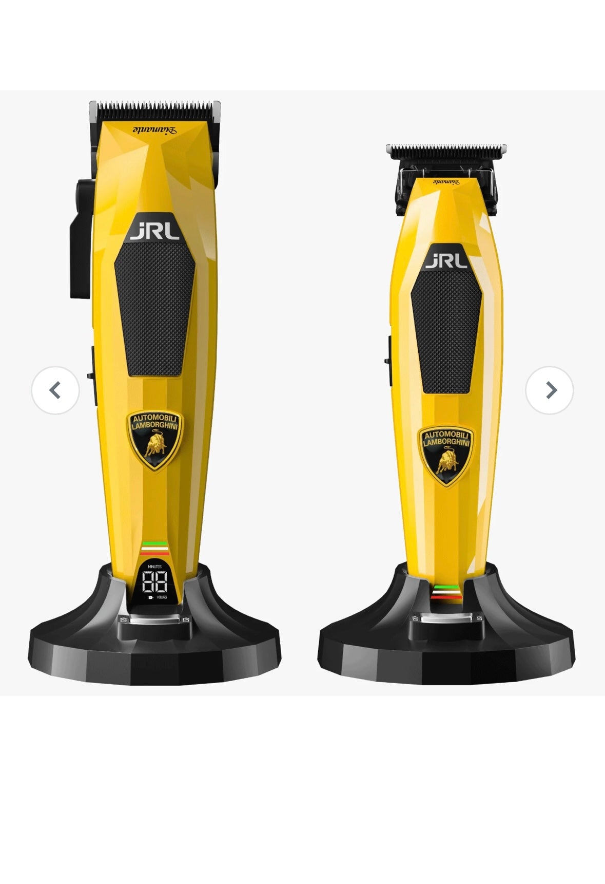 JRL Professional x Lamborghini Diamante Cordless Clipper & Trimmer Combo Set - Yellow (DI2025Y)