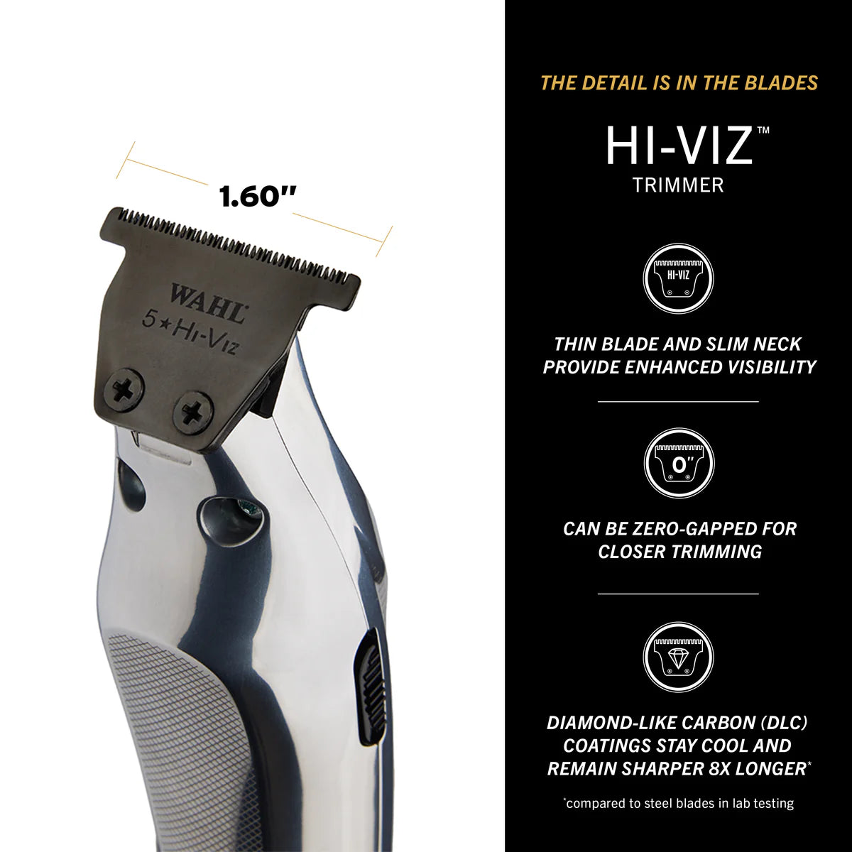 WAHL 5-Star Hi-Viz Cordless Trimmer – Bright Performance and Precision