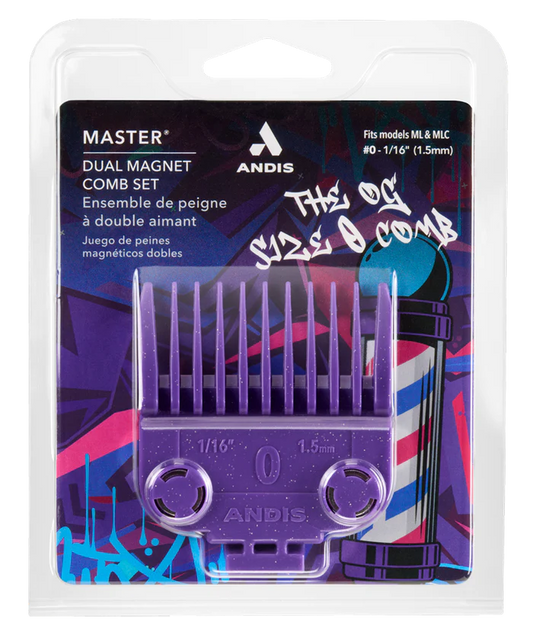 Andis Master Dual Magnet Blade Guard Attachment w/ Longer Teeth - "OG" Size 0 (561385)
