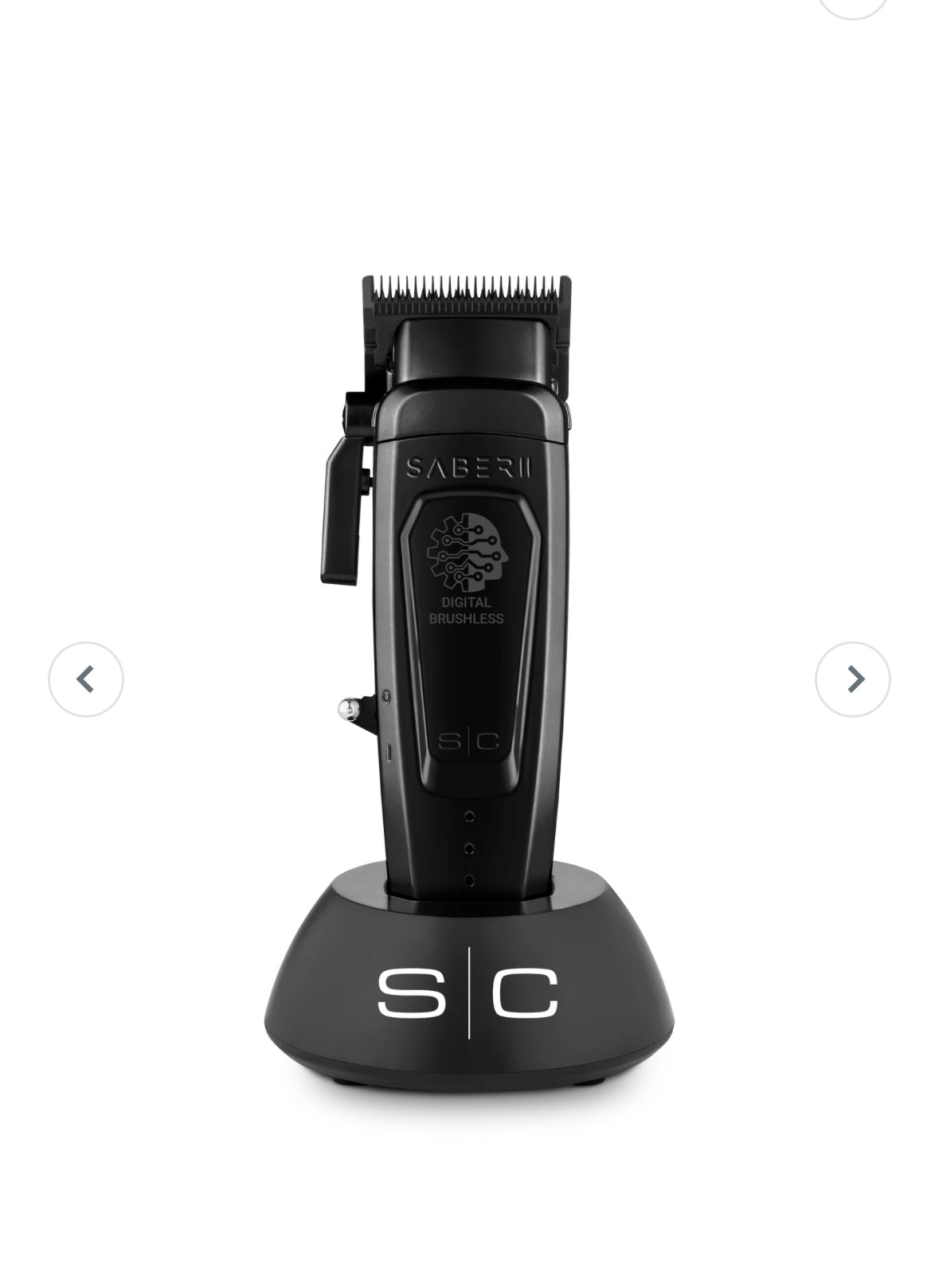 StyleCraft Saber 2.0 Cordless Modular Clipper w/ High-Torque
Digital Brushless Motor - black (SC617M)