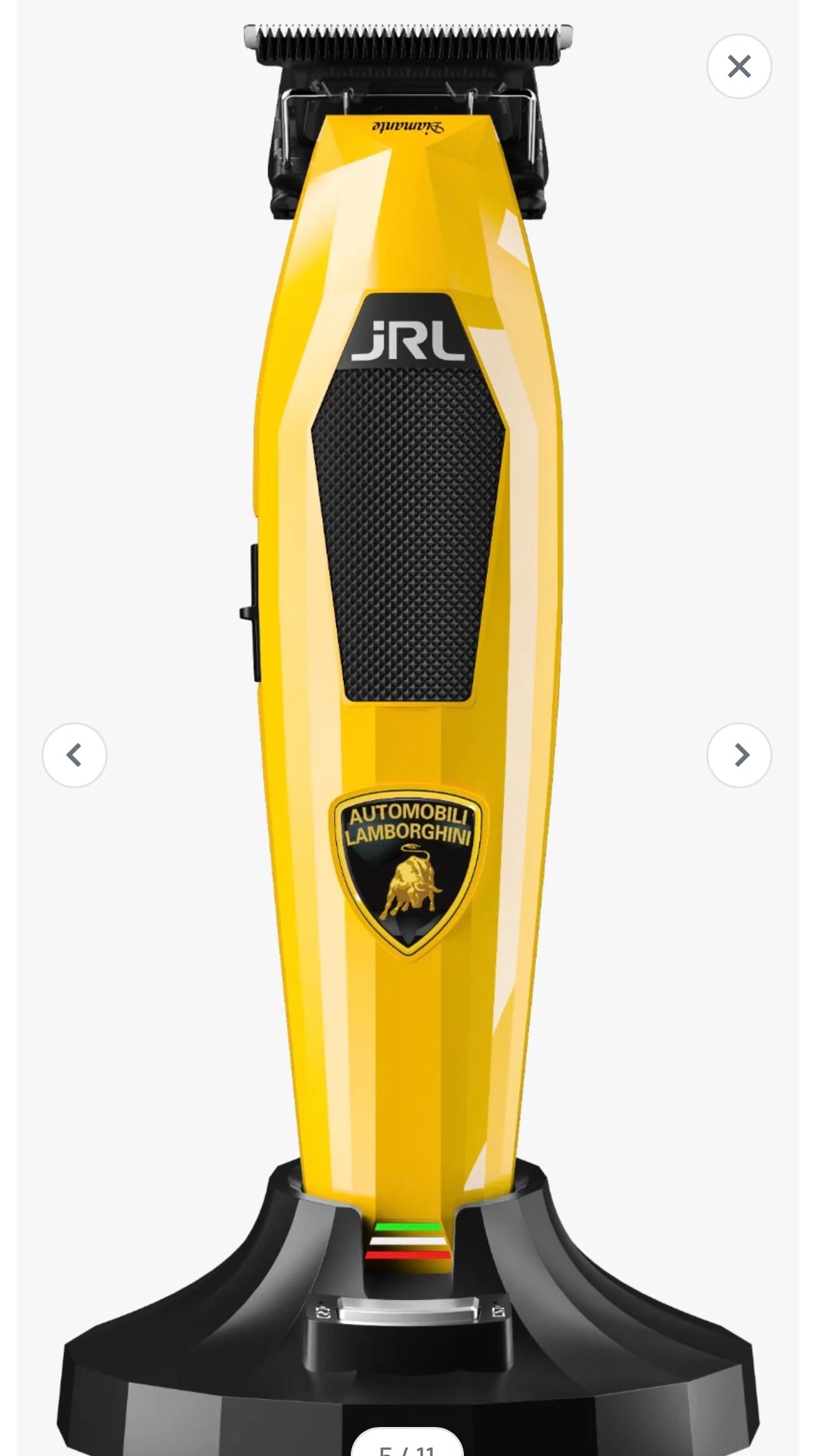 JRL Professional x Lamborghini Diamante Cordless Clipper & Trimmer Combo Set - Yellow (DI2025Y)