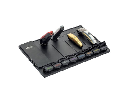 Gamma Magnetic Barber Mat and Station Organizer with Anti-Slip Grip