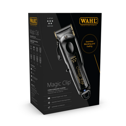 Wahl Professional 5 Star Magic Clip Cordless Clipper - Black (3026432)