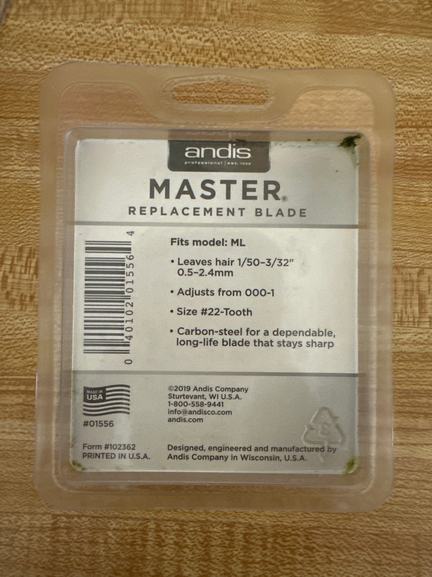 Andis Master replacement (01556)