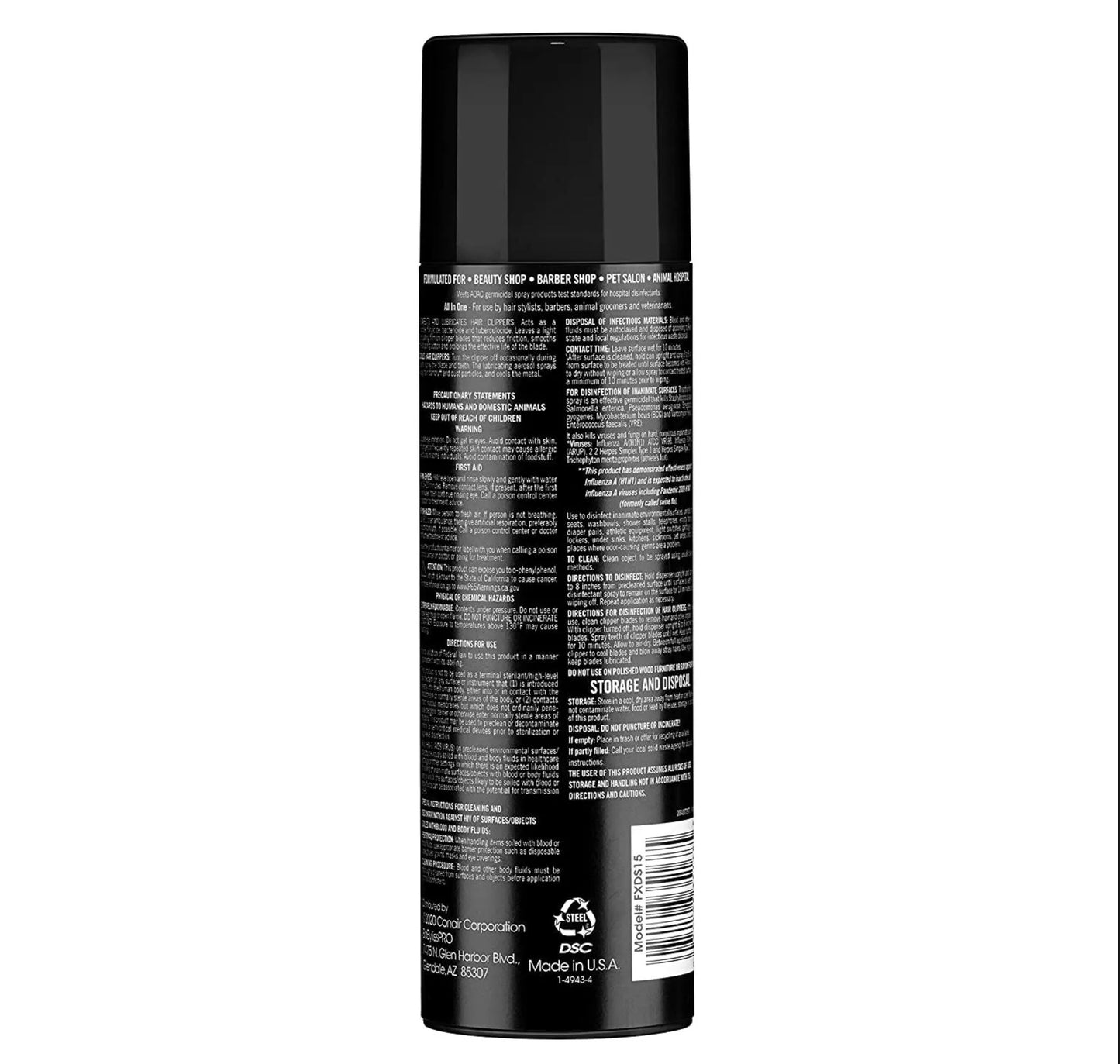 BABYLISSPRO ALL-IN-ONE DISINFECTANT SPRAY