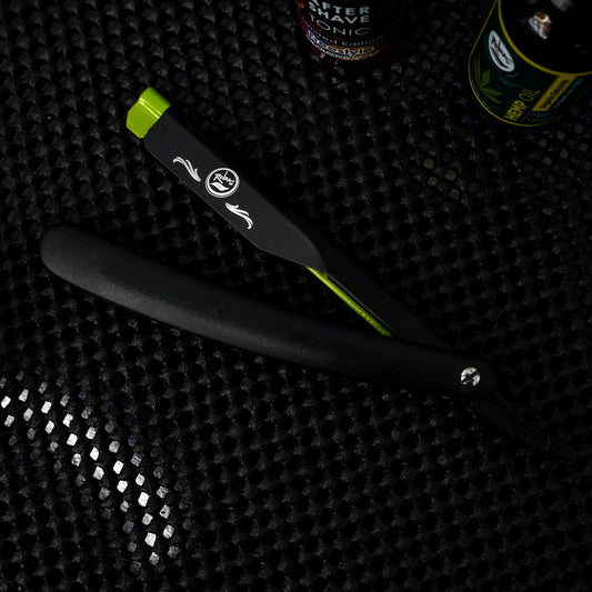 Rolda - Matte Barber Straight Razor Blade Holder | Dual Fold, Lightweight
