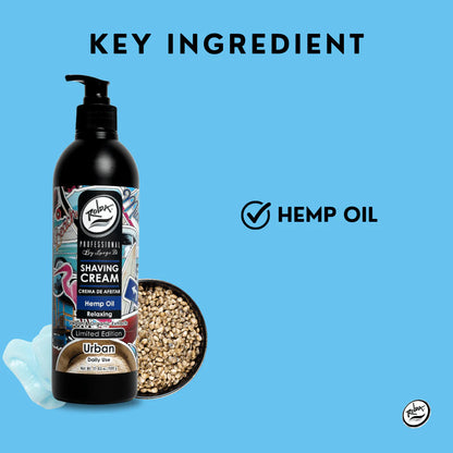 Rolda - Hemp Oil Shaving Cream For Sensitive Skin | Organic & Vegan Extracts, Vitamin Rich, Regulates Oil, Cream Lather, Smooth Shave
