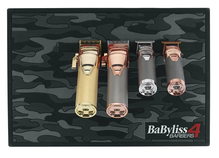 BaBylissPRO® Black Camo Magnetic Strip Barber Mat