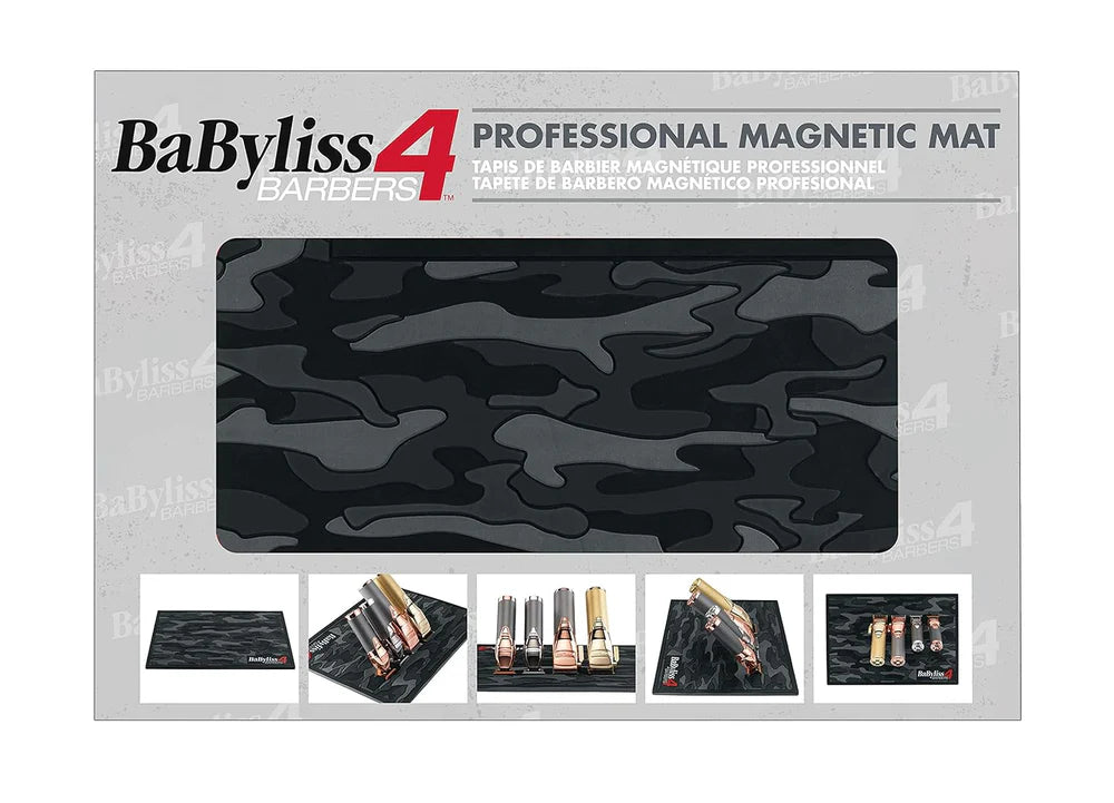 BaBylissPRO® Black Camo Magnetic Strip Barber Mat
