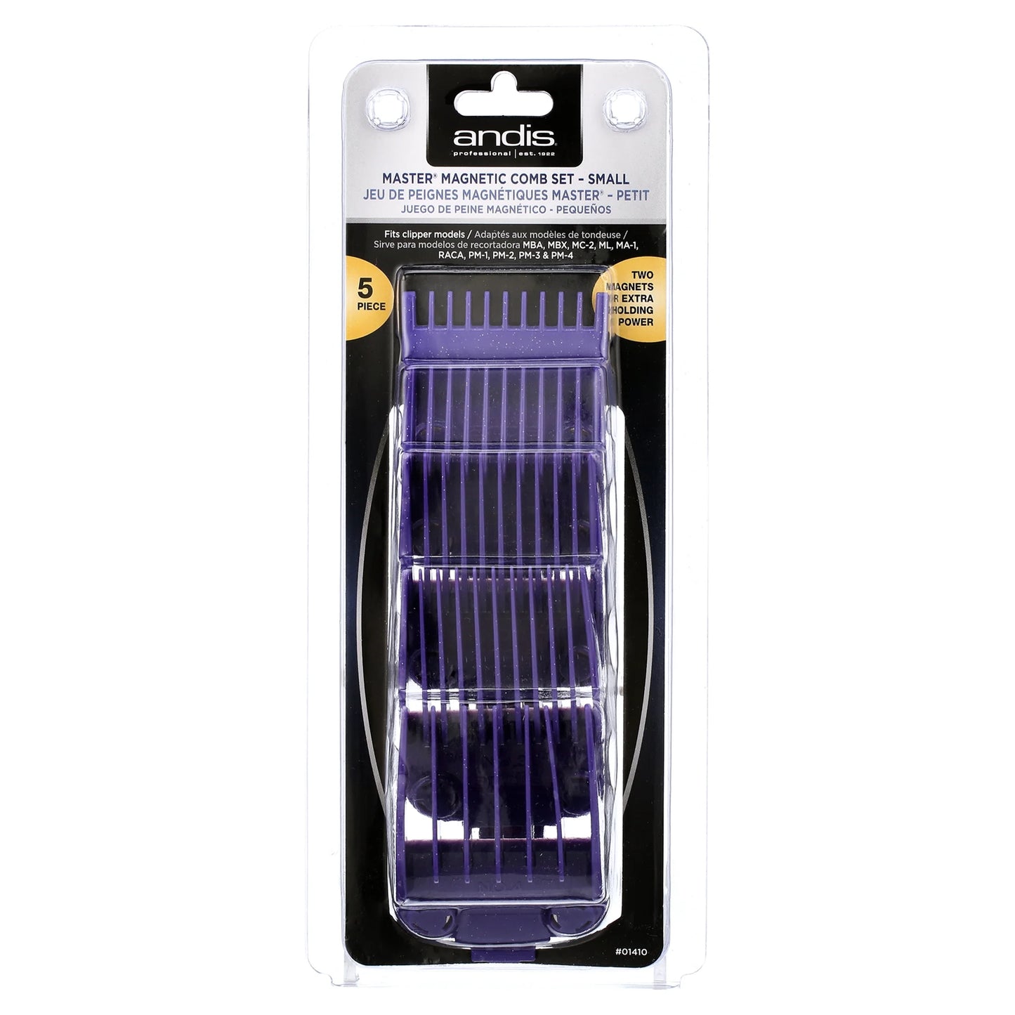 Andis magnetic comb set -small