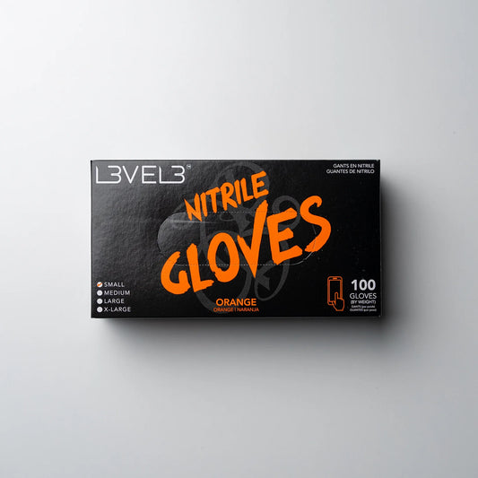 Professional Nitrile Gloves- Orange